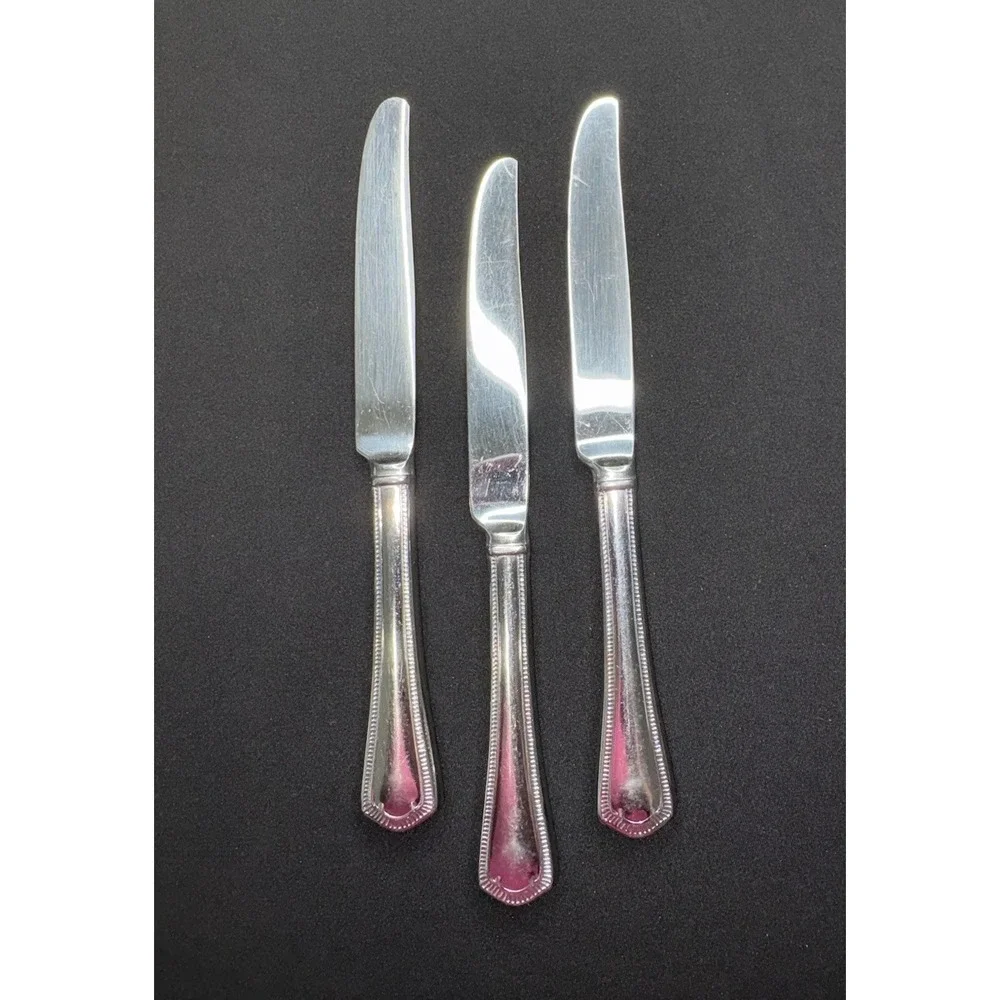 Waterford Somerset SET 3 French Hollow Knives dinner 9.5
